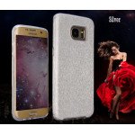 Wholesale Galaxy S7 Shiny Armor Hybrid Case (Silver)